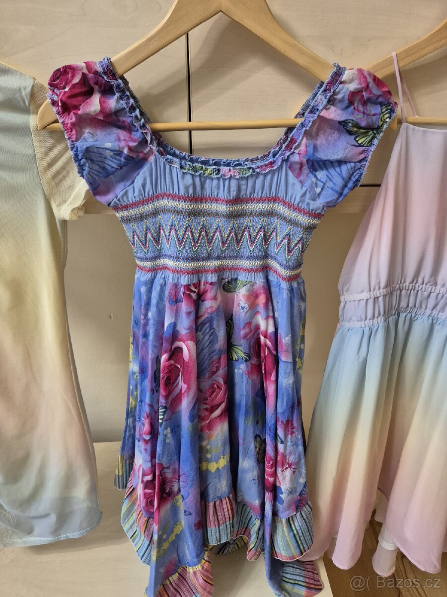 Krásné duhové šaty H&M vel 146-152 - 5