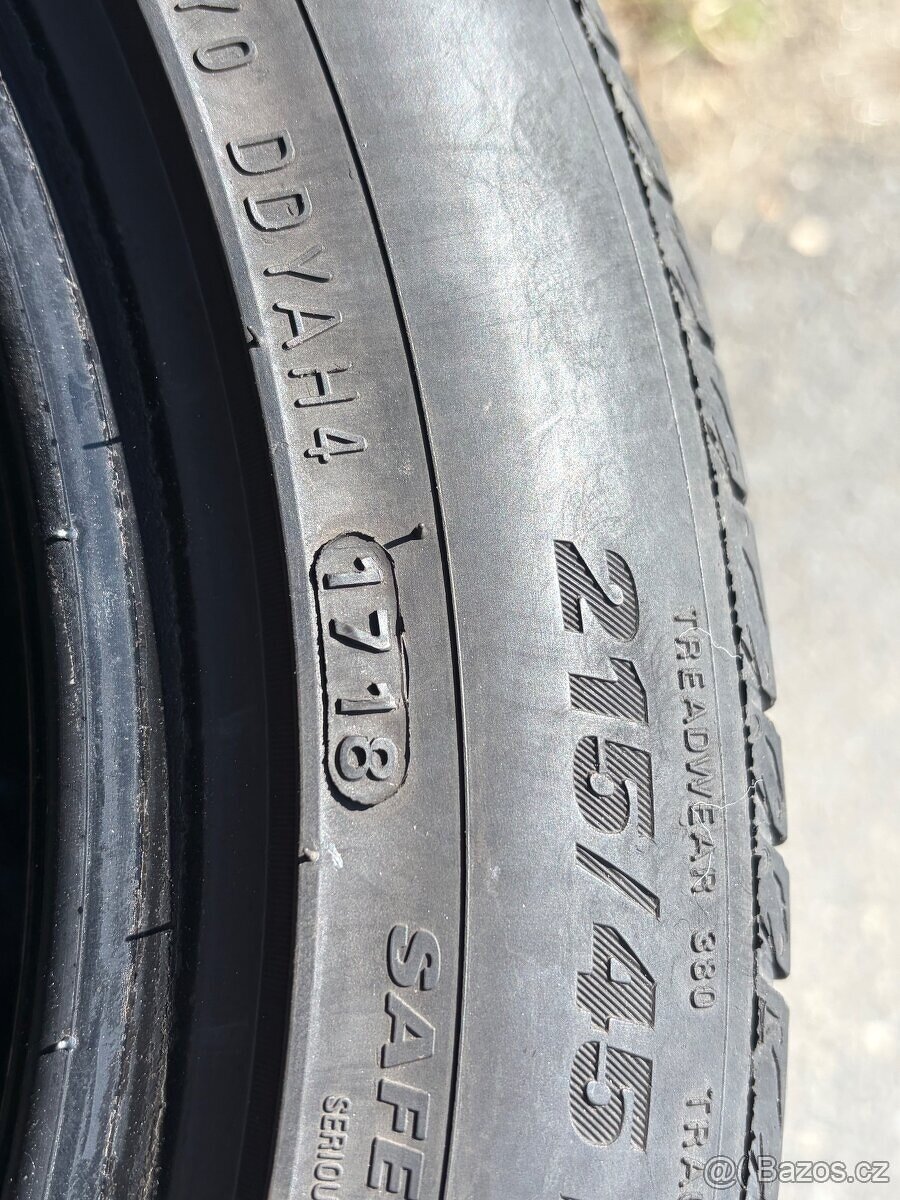 Letní pneu kumho 215/45 R16 - 5