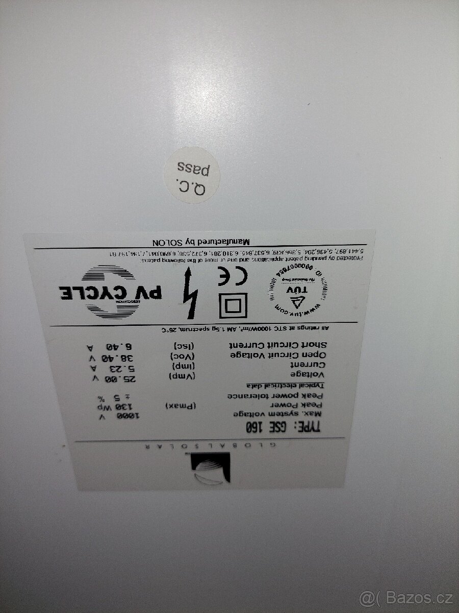 Fotovoltaické panely GSE monokrystalicke - 5