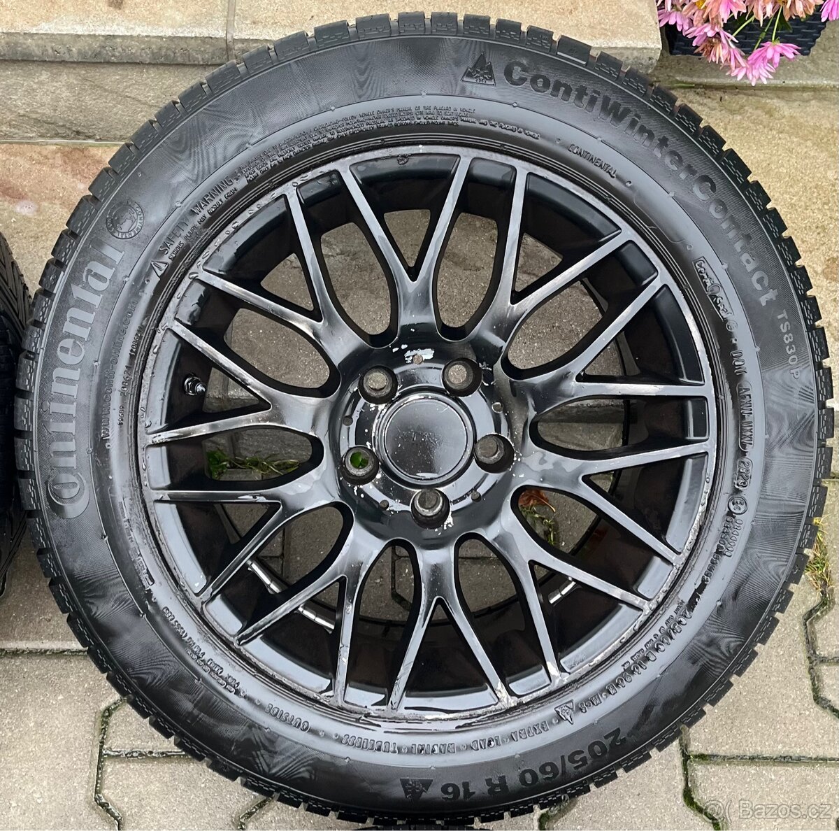 Alu kola černá, 5x112, R16, zimní - 5