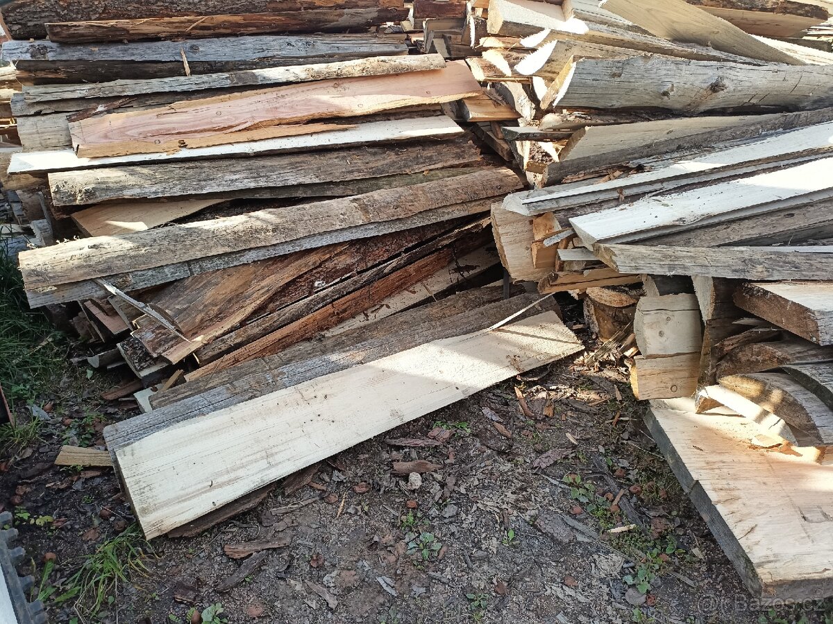 Předštípané palivo, silné oblany, krajiny z pily - 2m délka - 5