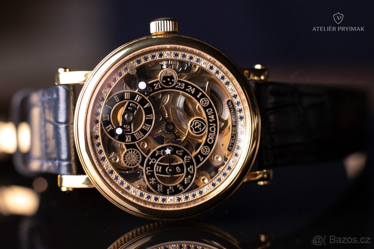 Skeletové Hodinky Ateliér Pryimak – Orloj 1410 - 5