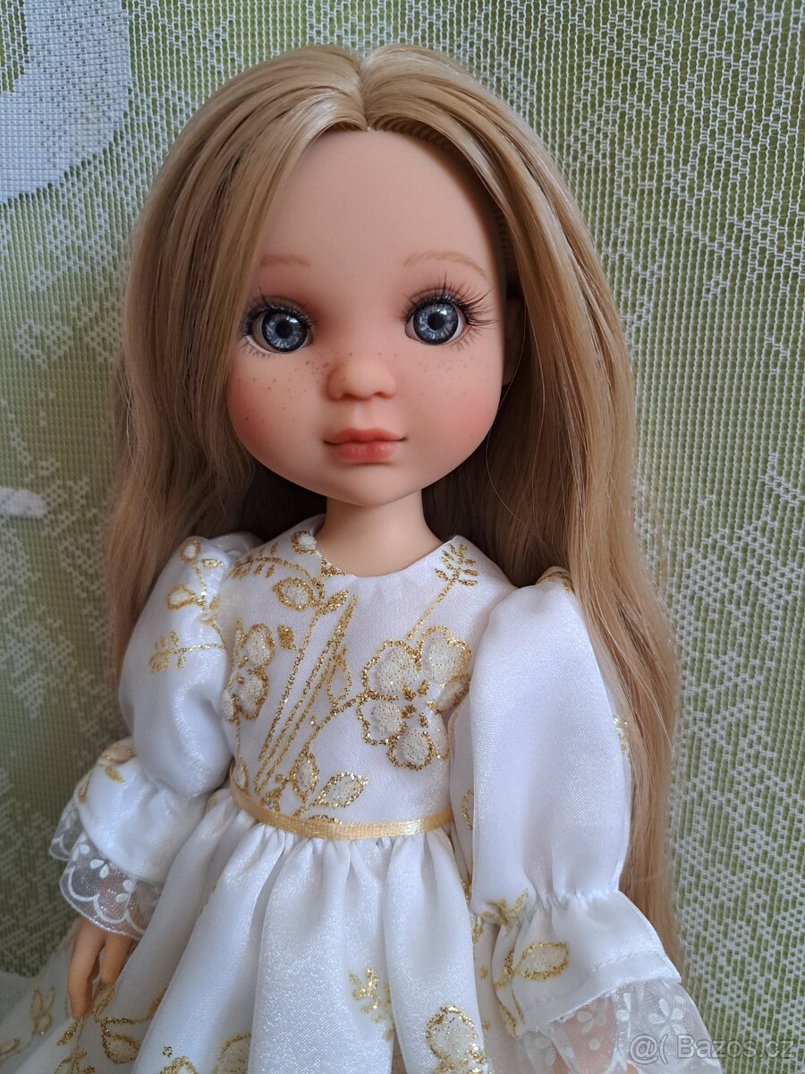 Berjuan NOVÁ panenka Zlatovláska, přemalovaná, jedinečný kus - 5
