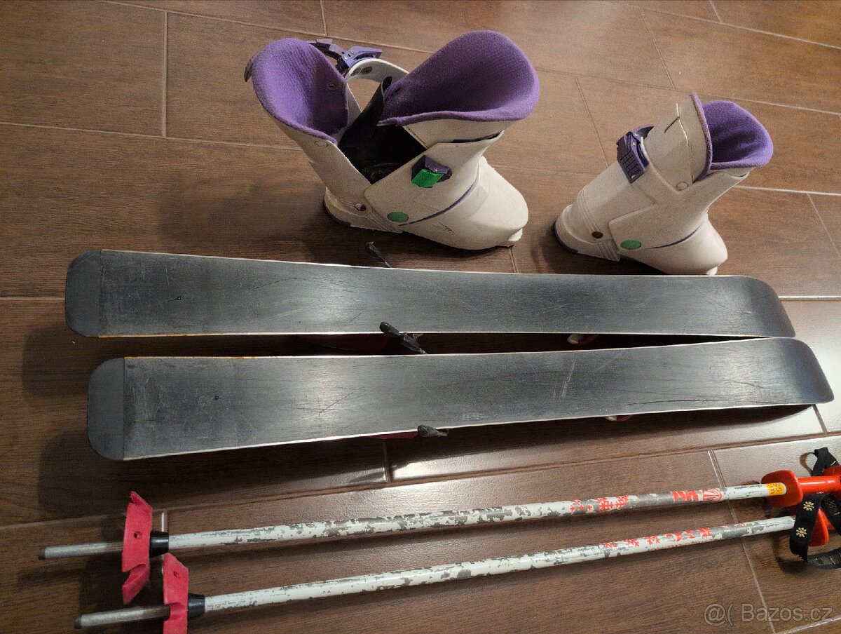 Dětské lyže Rossignol princess, lyžáky - 5