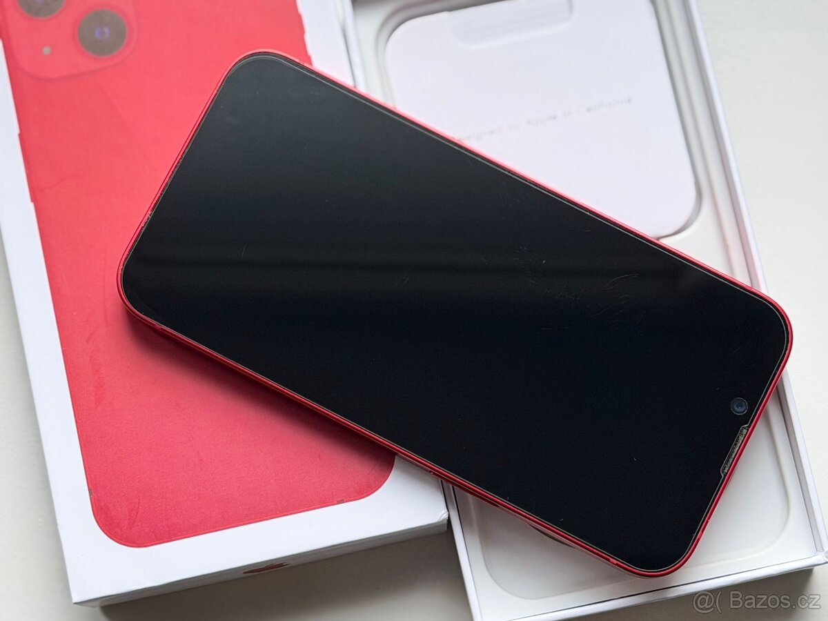 iPhone 13 Mini Red BATERIE 100% TOP - 5