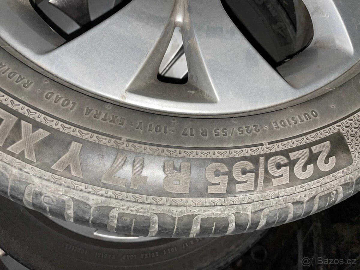 2 sady 17" ALU kol na Citroën C5 - 5