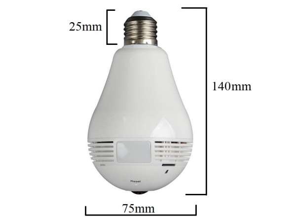 LED žárovka s P2P kamerou - 5