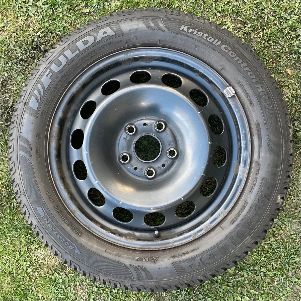 Plechové disky 16” + zimní pneu - 5