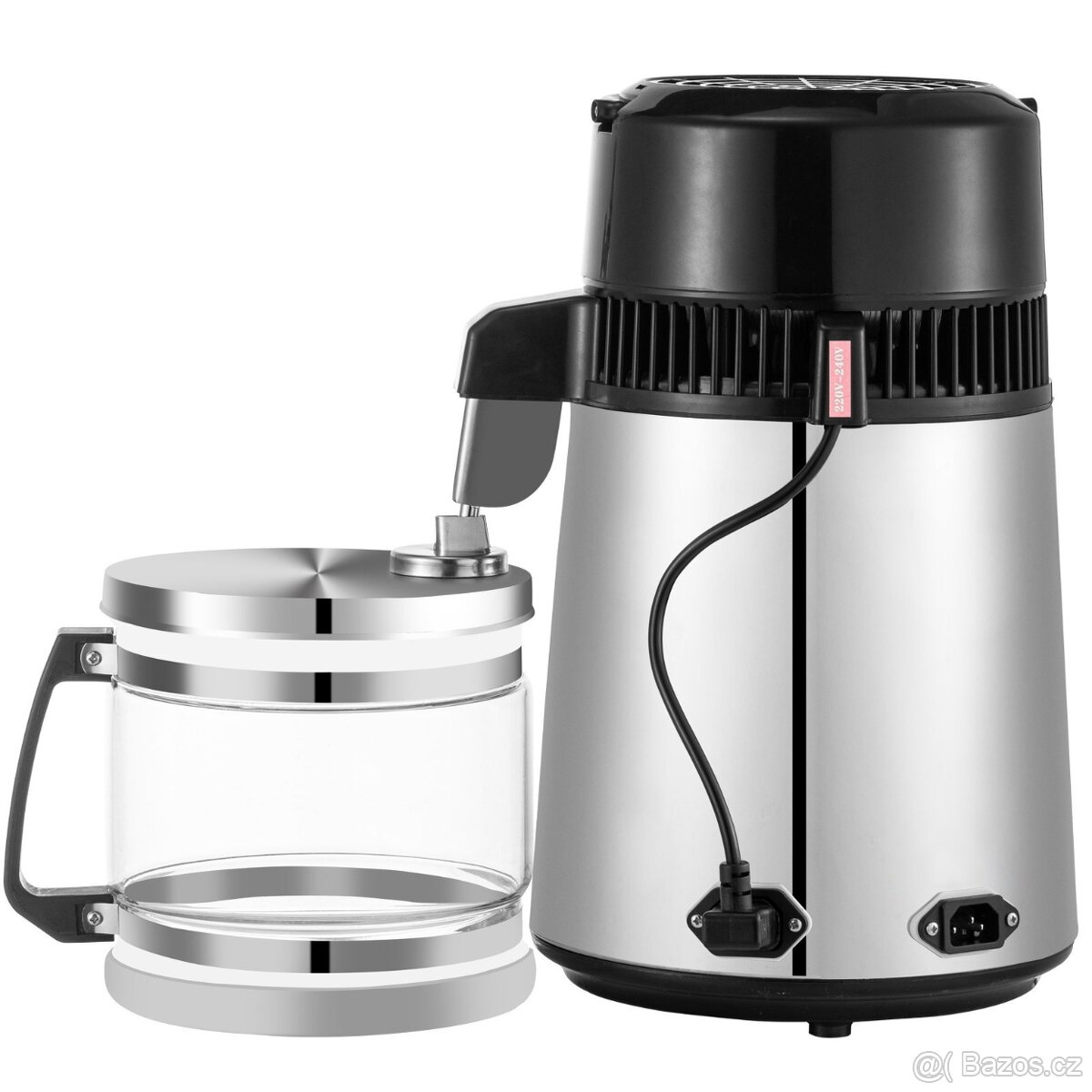 Nový nerezový destilátor vody s displejem - 4l, 750W - 5