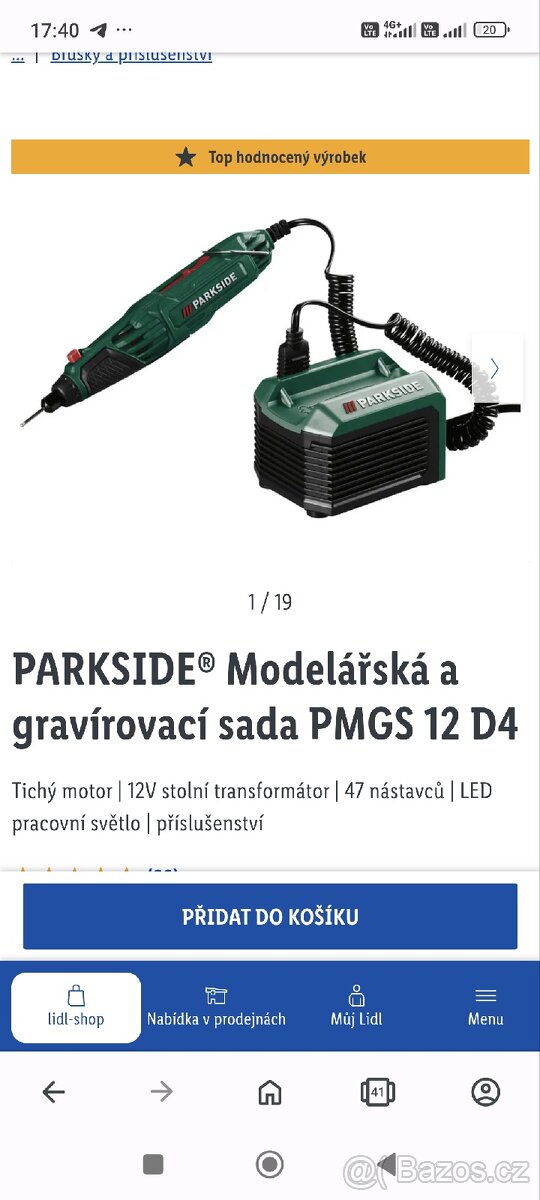 Modelářská a gravírovací sada PMGS 12 D4 parkside - 5