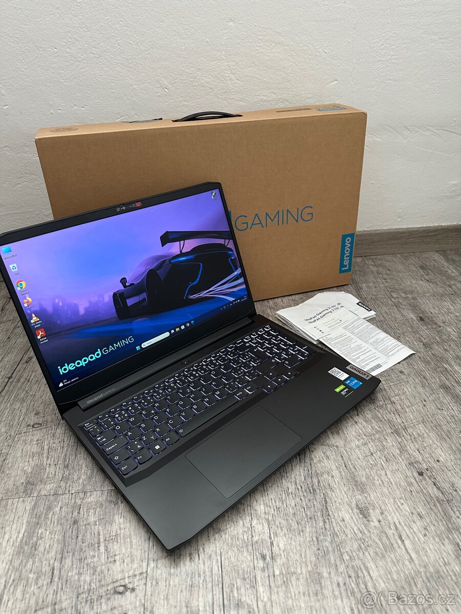 TOP-HERNÍ NOTEBOOK LENOVO- i5 11.gen.,SSD,GTX+Iris - 5