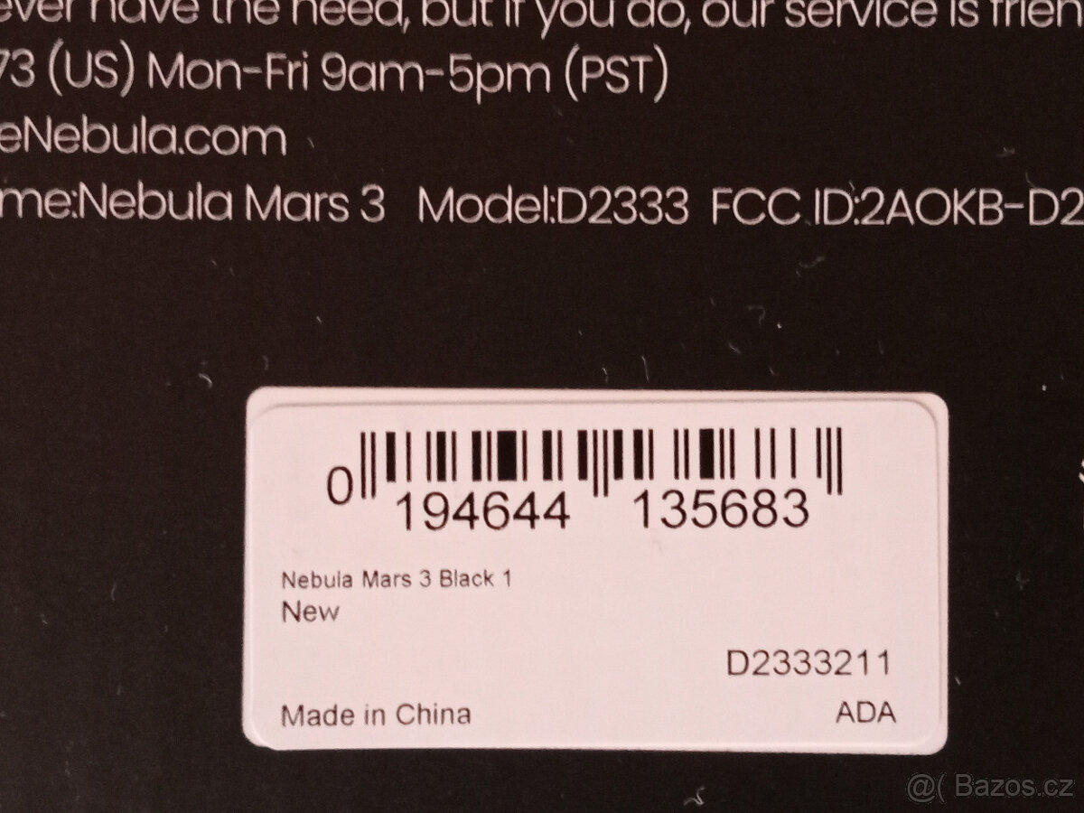 Projektor Anker Nebula Mars 3 (NOVÝ) - SUPER CENA - 5