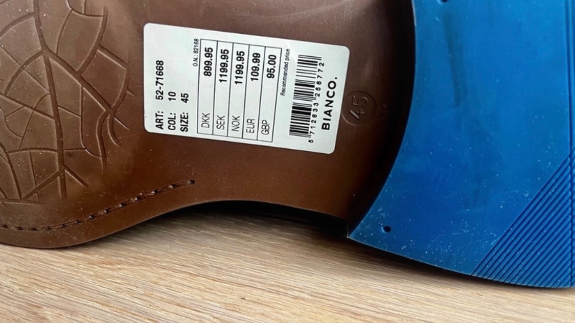 Panské kožené polobotky zn. Bianco Man vel. 45 - 5