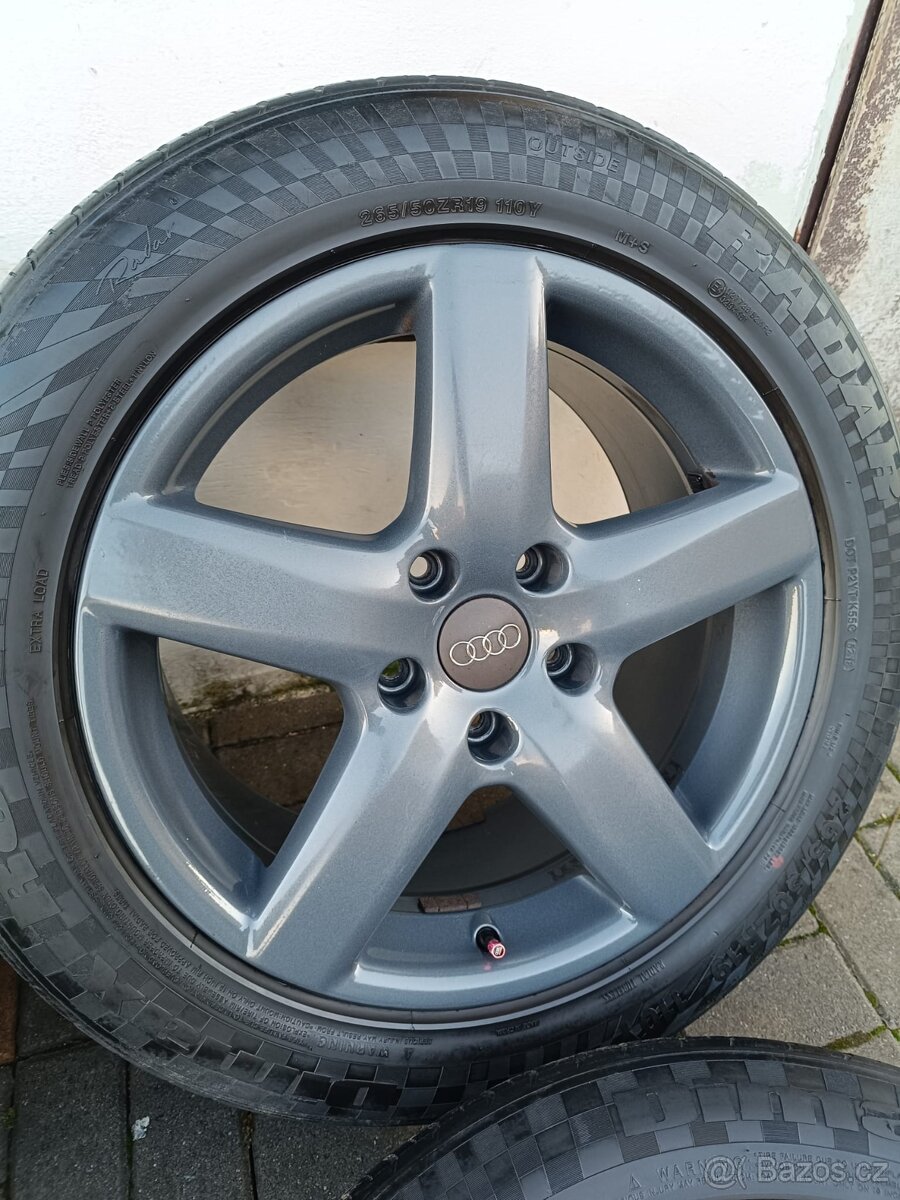 ALU 5x130 r19 Q7, VW, PORSCHE + PNEU - 5