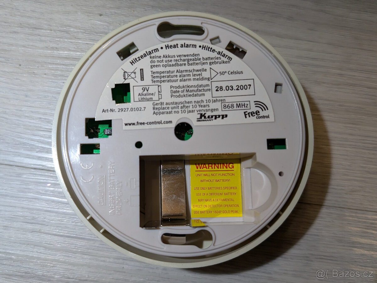 Detektor tepla a oxidu uhelnatého - 5