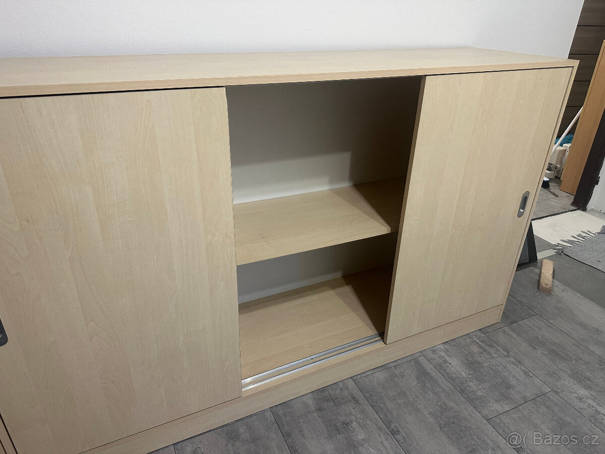 Skříňky s posuvnými dveřmi dekor bříza - 5