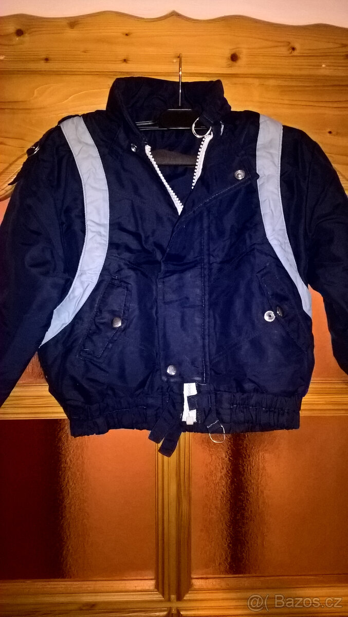 Dívčí zimní bunda 2x, chlapecká bunda a dívčí otepl. - 5