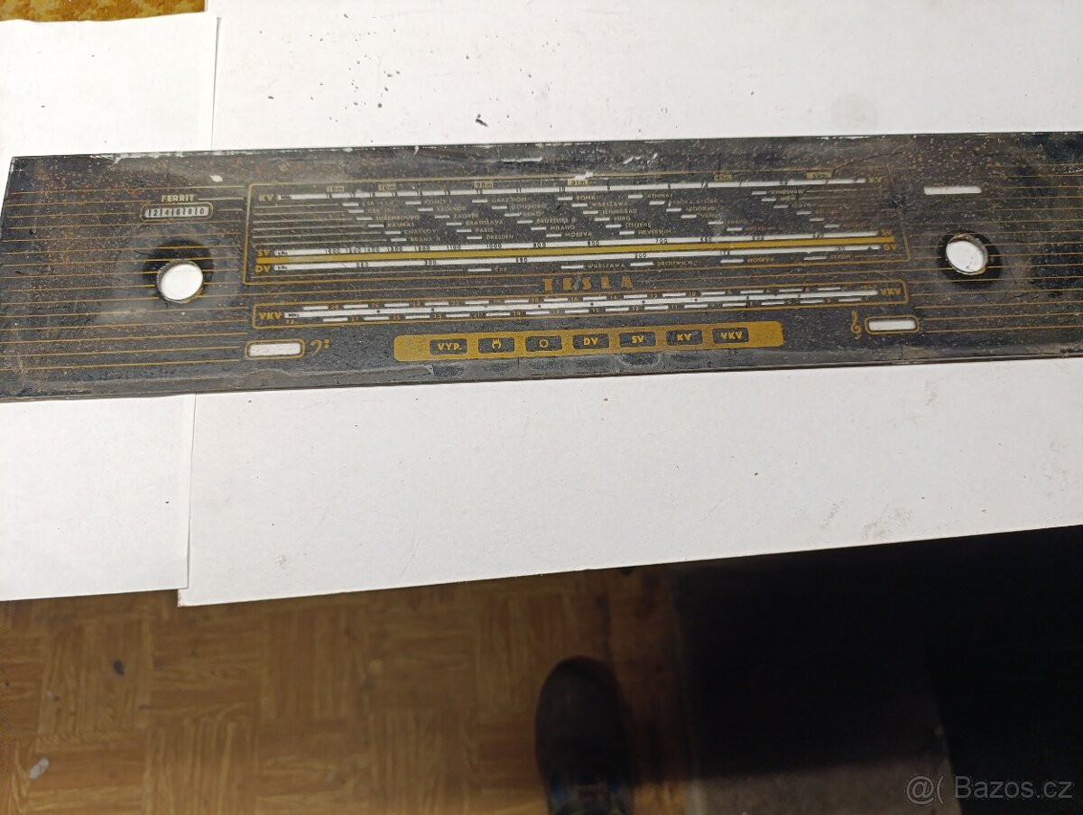 stupnice na starožitná radia - 5