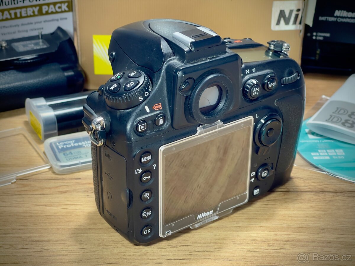 Nikon D800 – profesionální full-frame zrcadlovka, top stav - 5