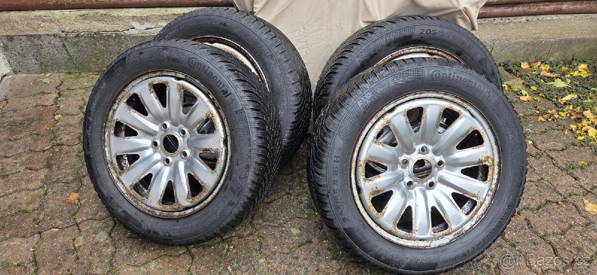 Zimní pneu Continental s disky - 5