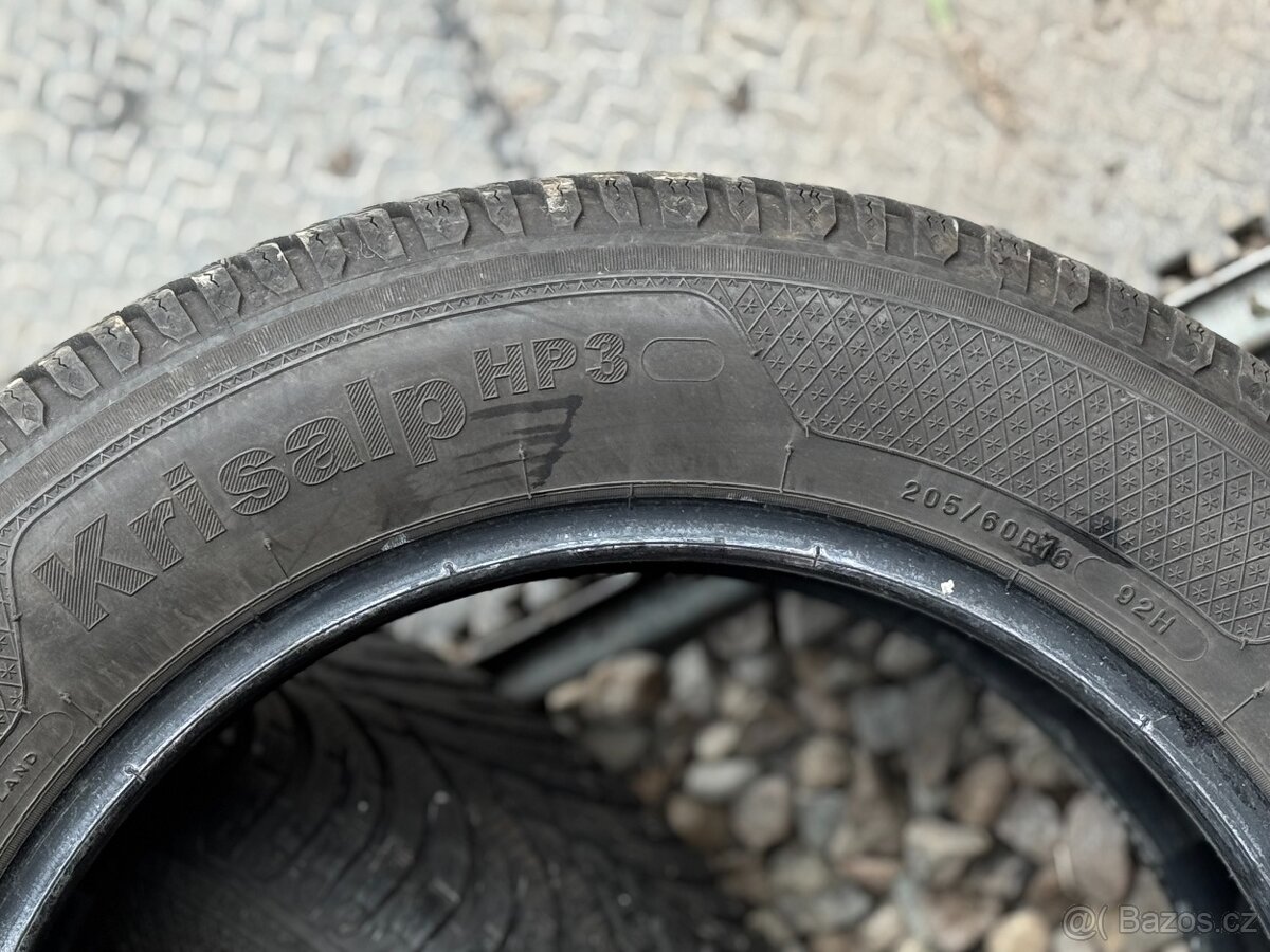 205/60/16 - Kleber zimní pár pneu - 5