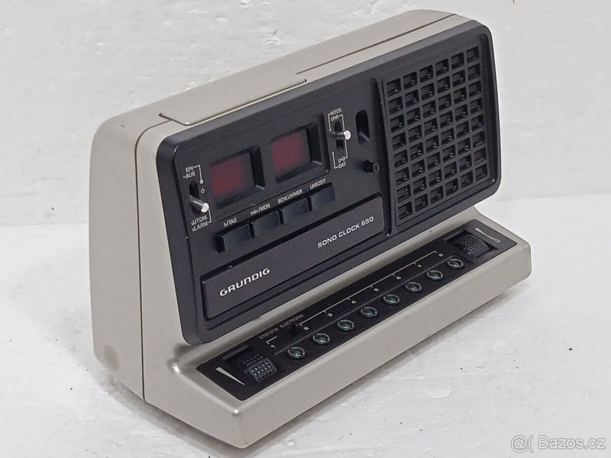 GRUNDIG Sono Clock 650 Retro radiobudík - 5