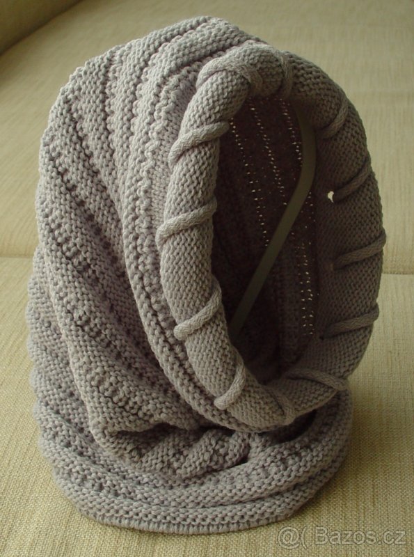 Nový dámský nákrčník šedý. - 5