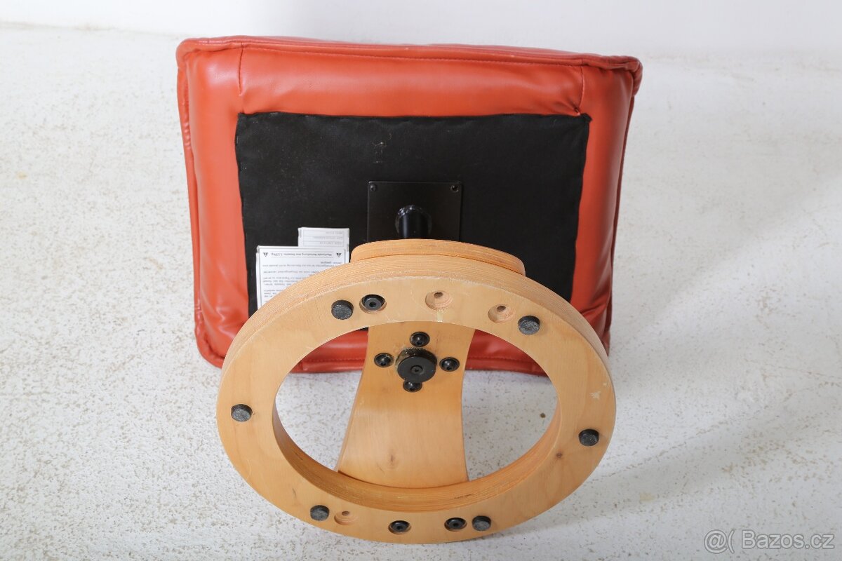 858 Křeslo polohovací, kožené s podnožkou - 5