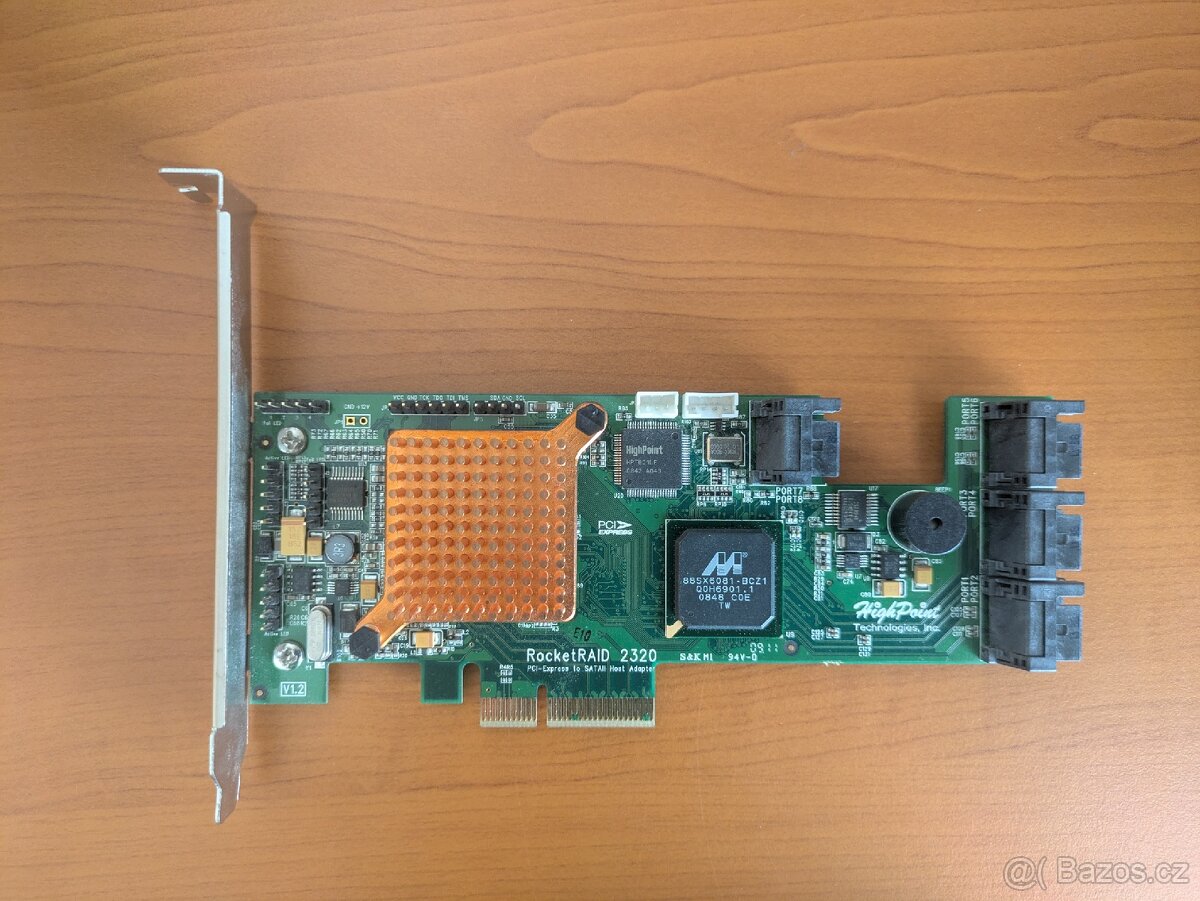 Highpoint Raid SATA2 8-kanálový raid řadič PCIe - 5