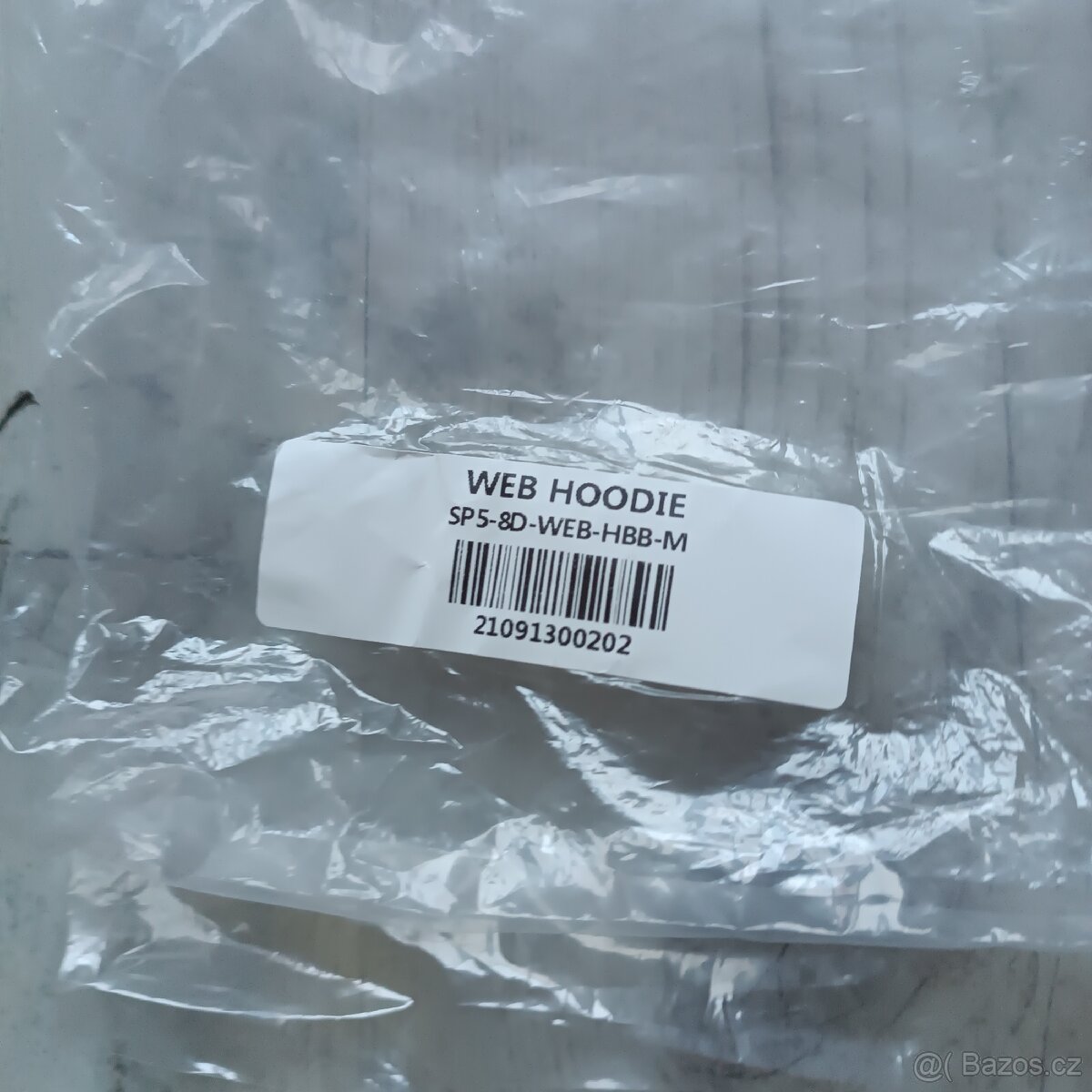 Doodle Spider Web Blue Hoodie – M - 5