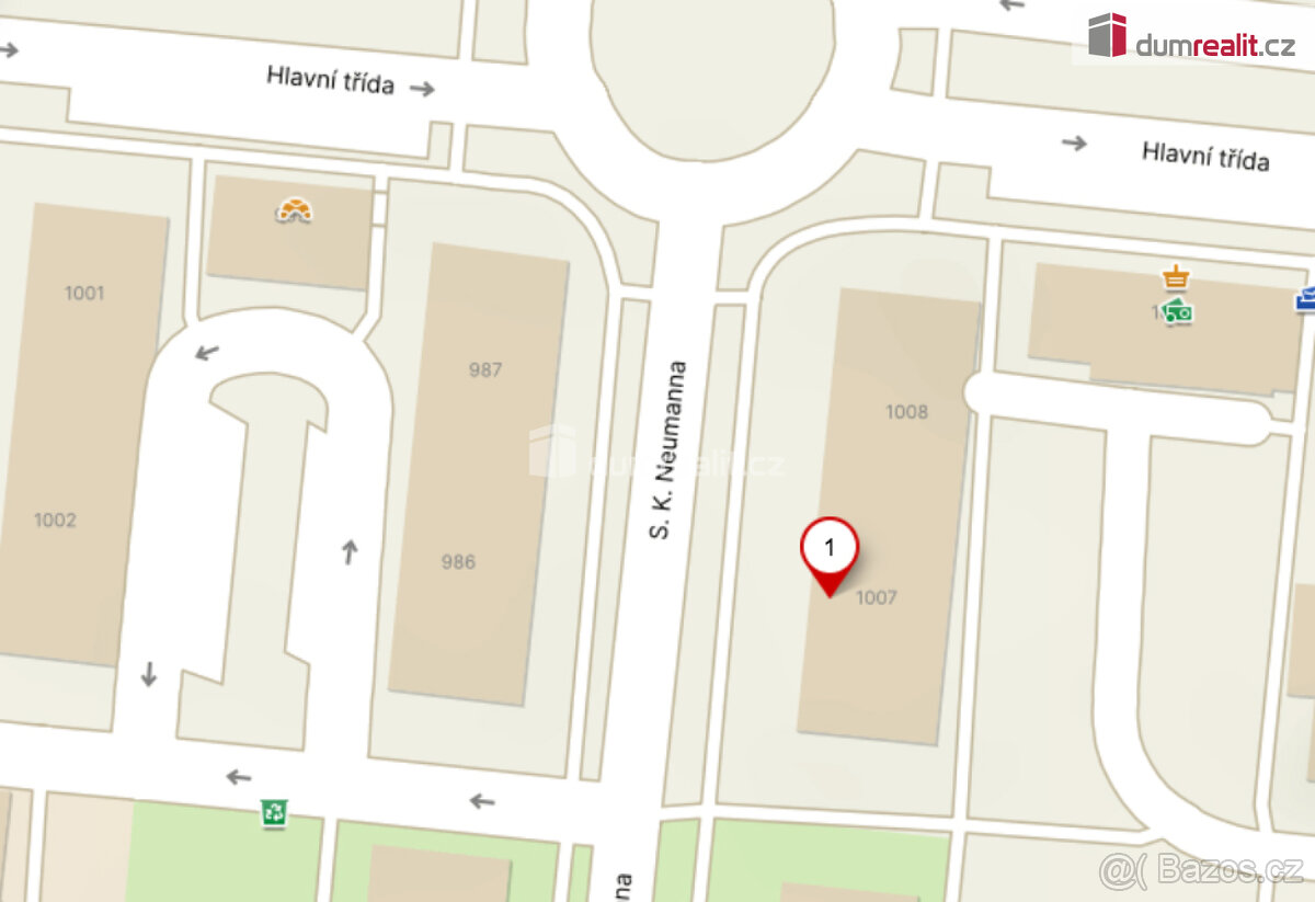 Pronájem bytu 2+1 v Ostrově, S.K.Neumanna 1007 - 5