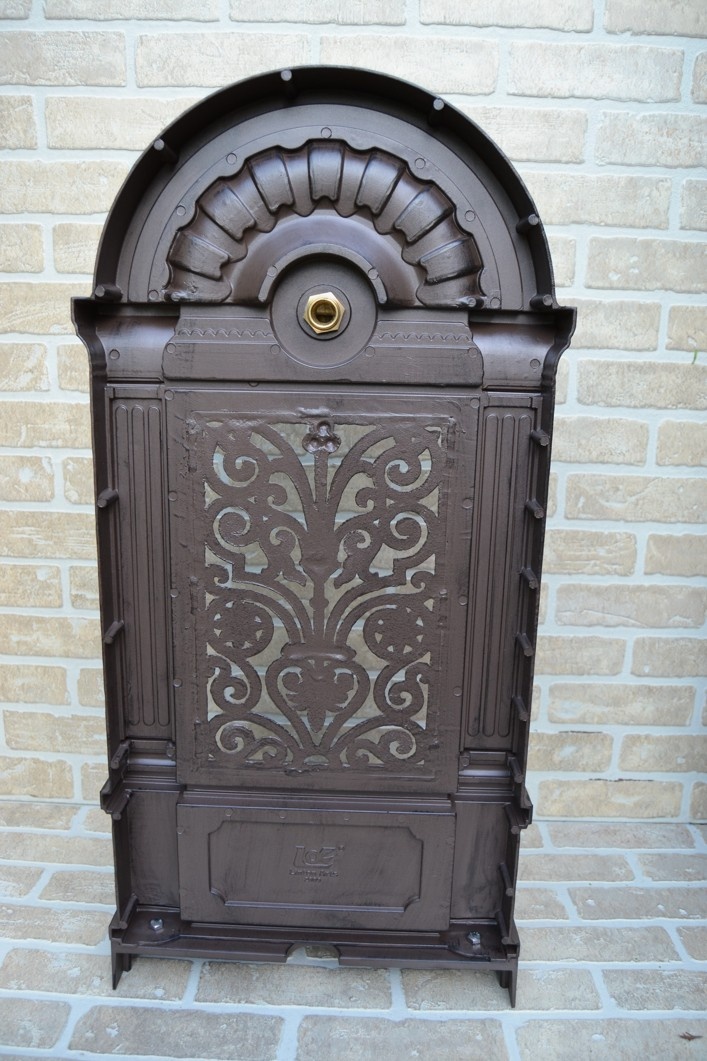 Zahradní kovová výlevka - kašna 82 cm - hnědá AKCE - 5