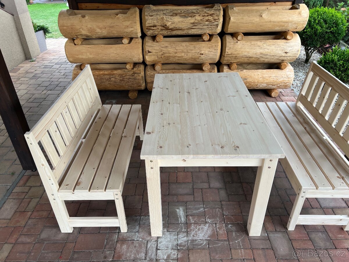 Zahradní set z masivu - 5