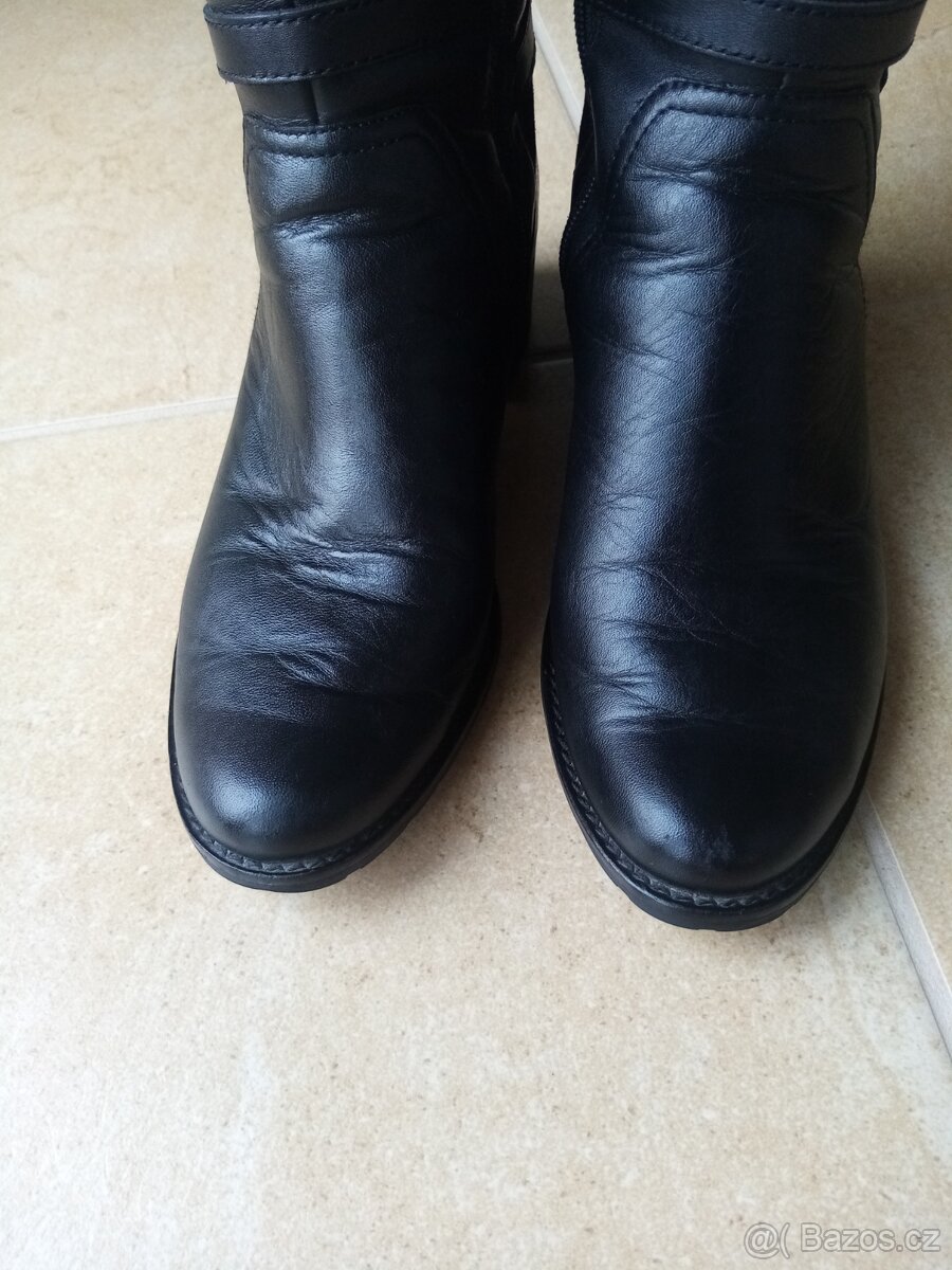 Kožené kozačky Caprice vel. 38 - 5