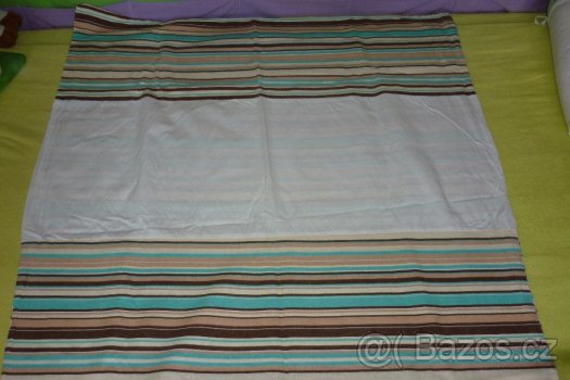 11-dílný set do postýlky modrý proužek - 5