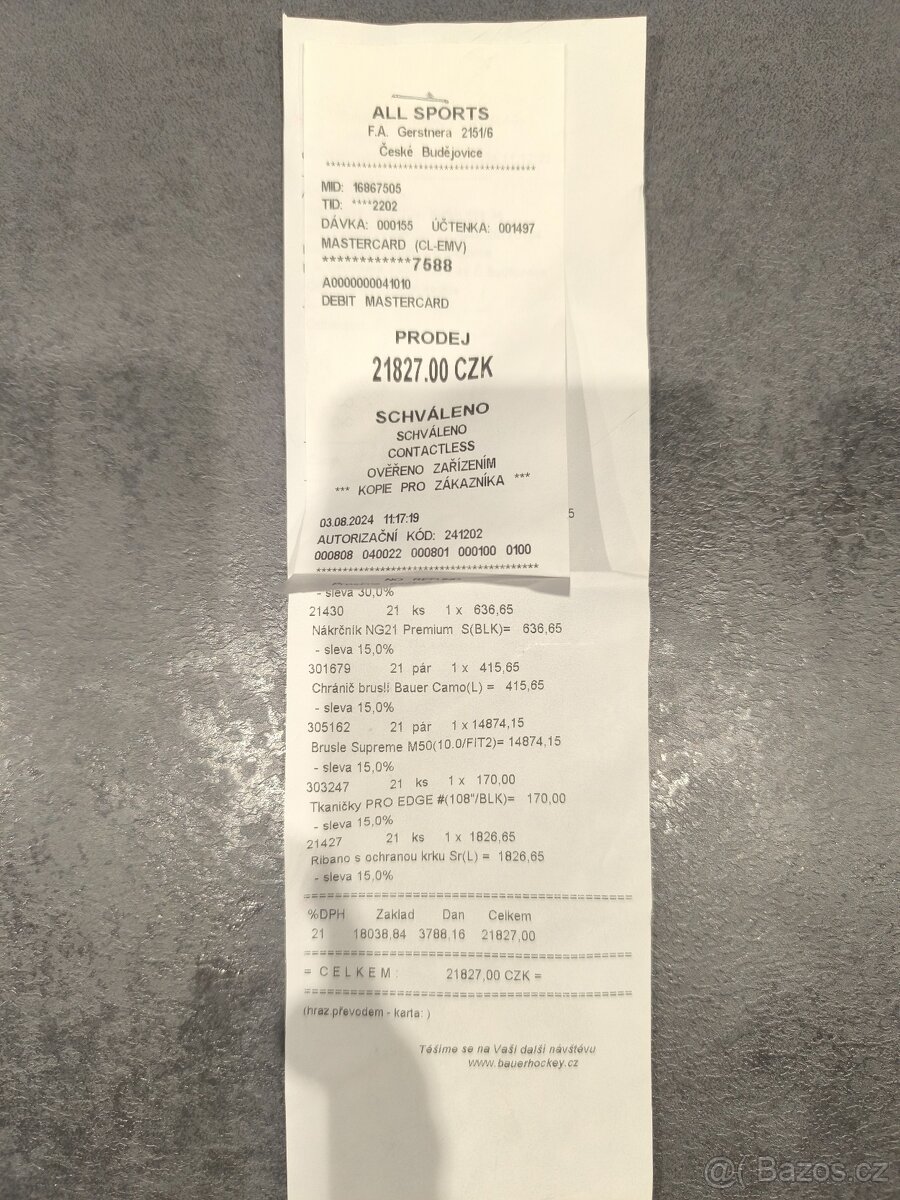 Bauer Supreme M 50 pro velikost 45 - 5