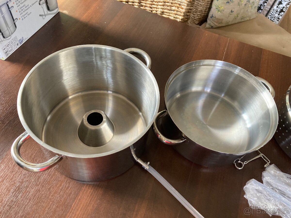 Parní odšťavňovač z nerezu na indukci - 5