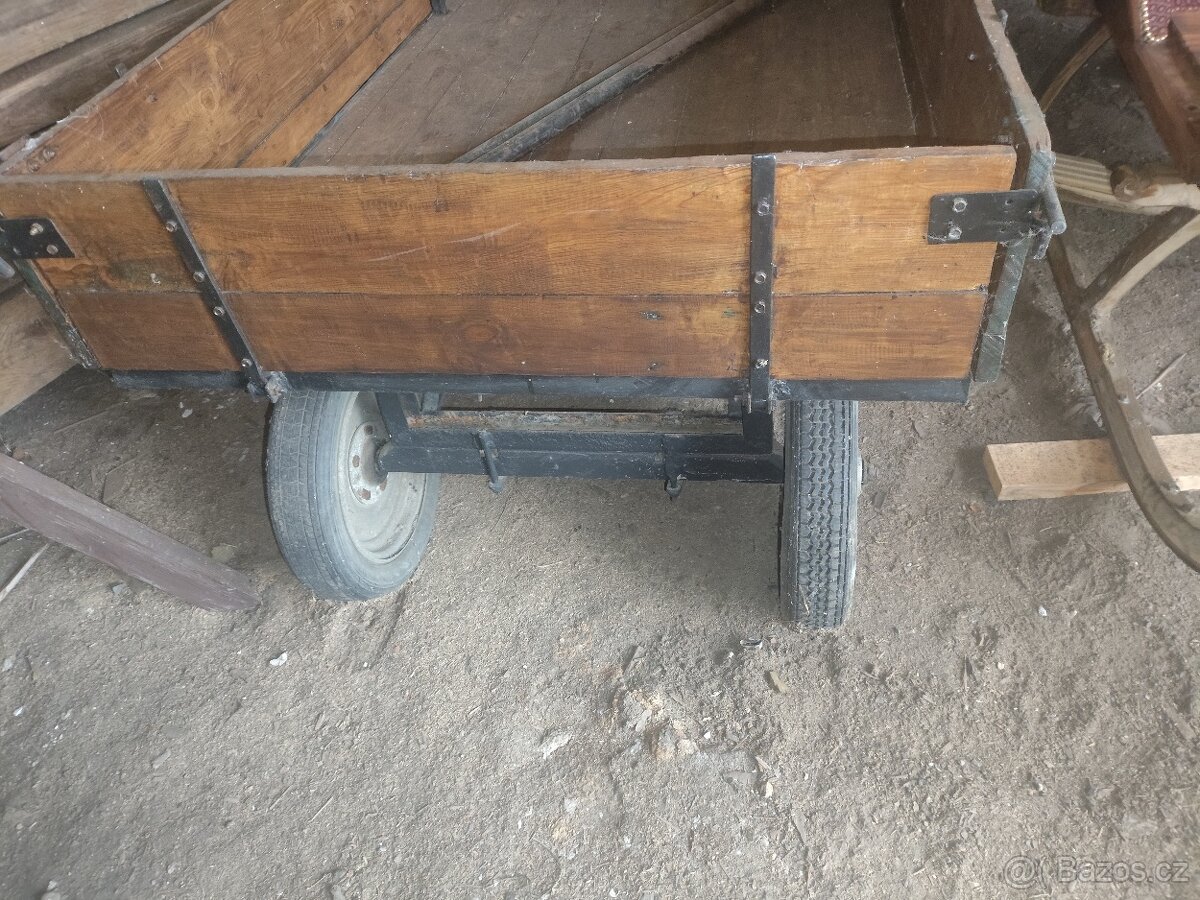 Dřevěný kočár pro koně - 5