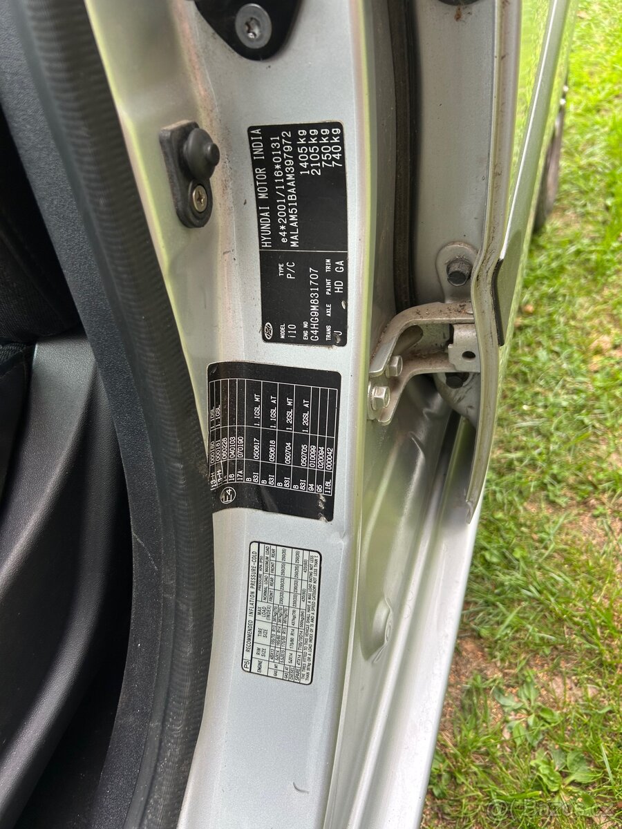 Prodám Hyundai i10 - 5