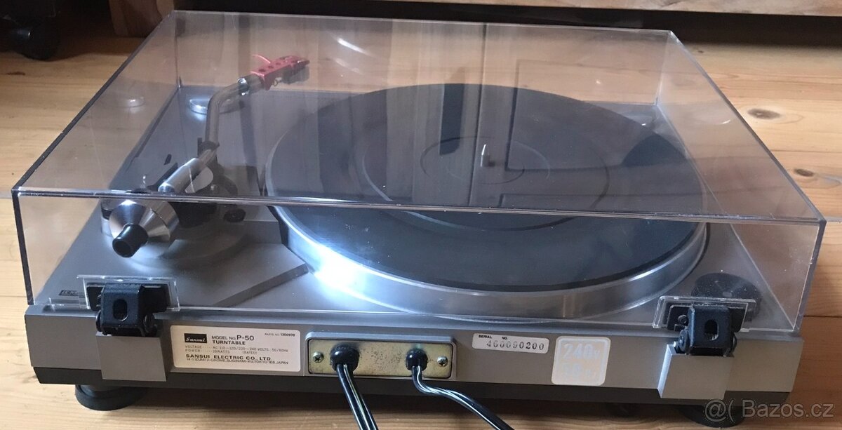 GRAMOFON SANSUI P-50 ( 1980) NOVÁ JEHLA - 5