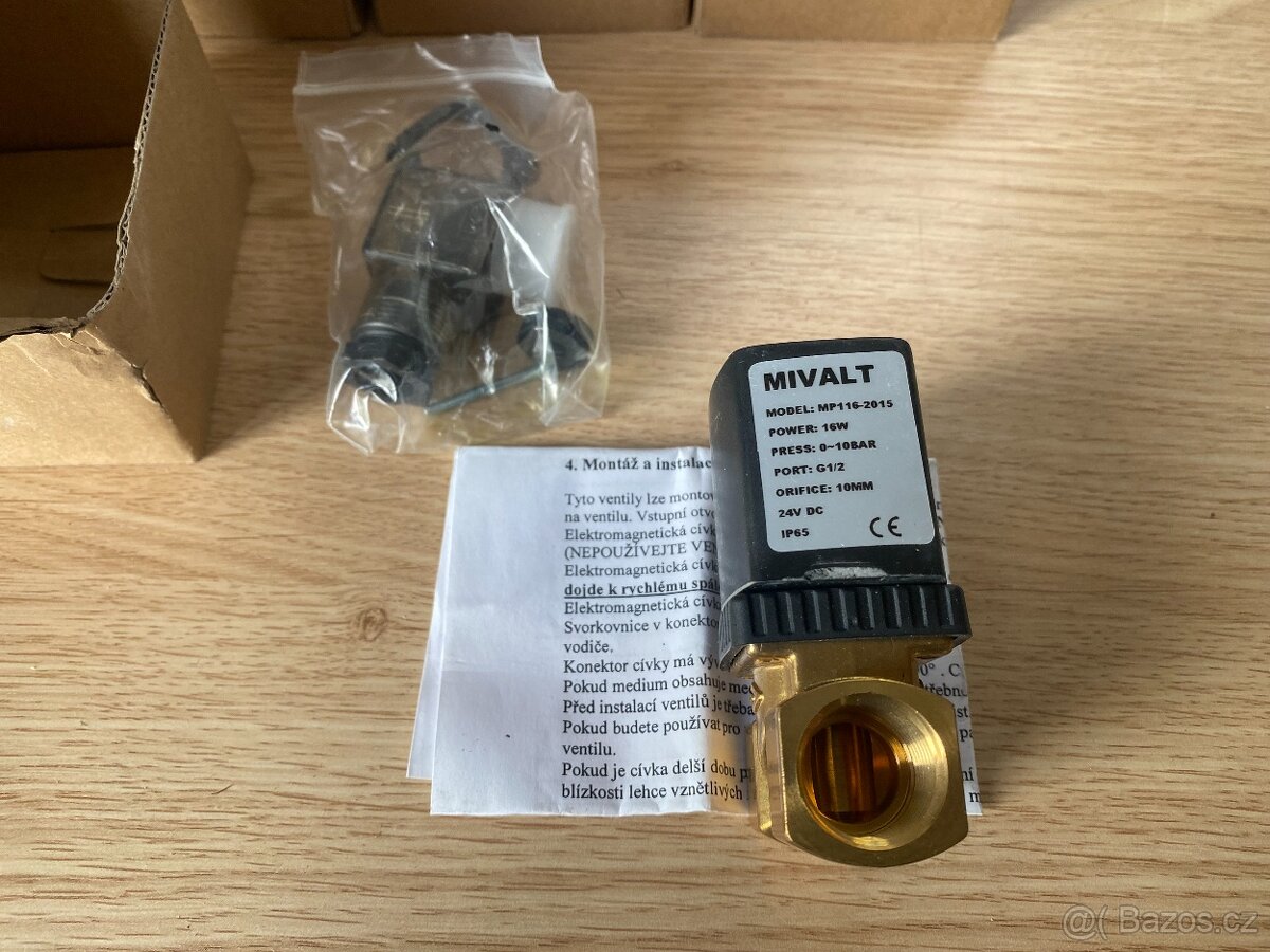 Dvoucestný elektromagnetický VENTIL - 5