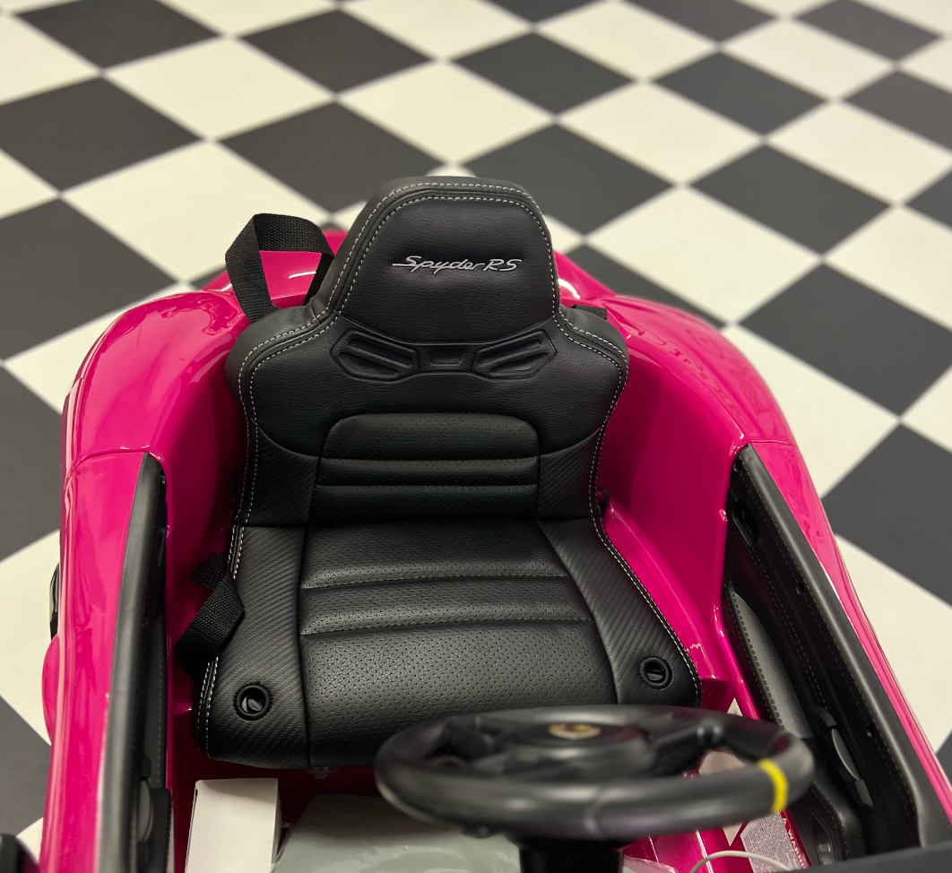 Dětské elektrické Porsche Spyder RS 718 - 90W, dojezd 90minu - 5
