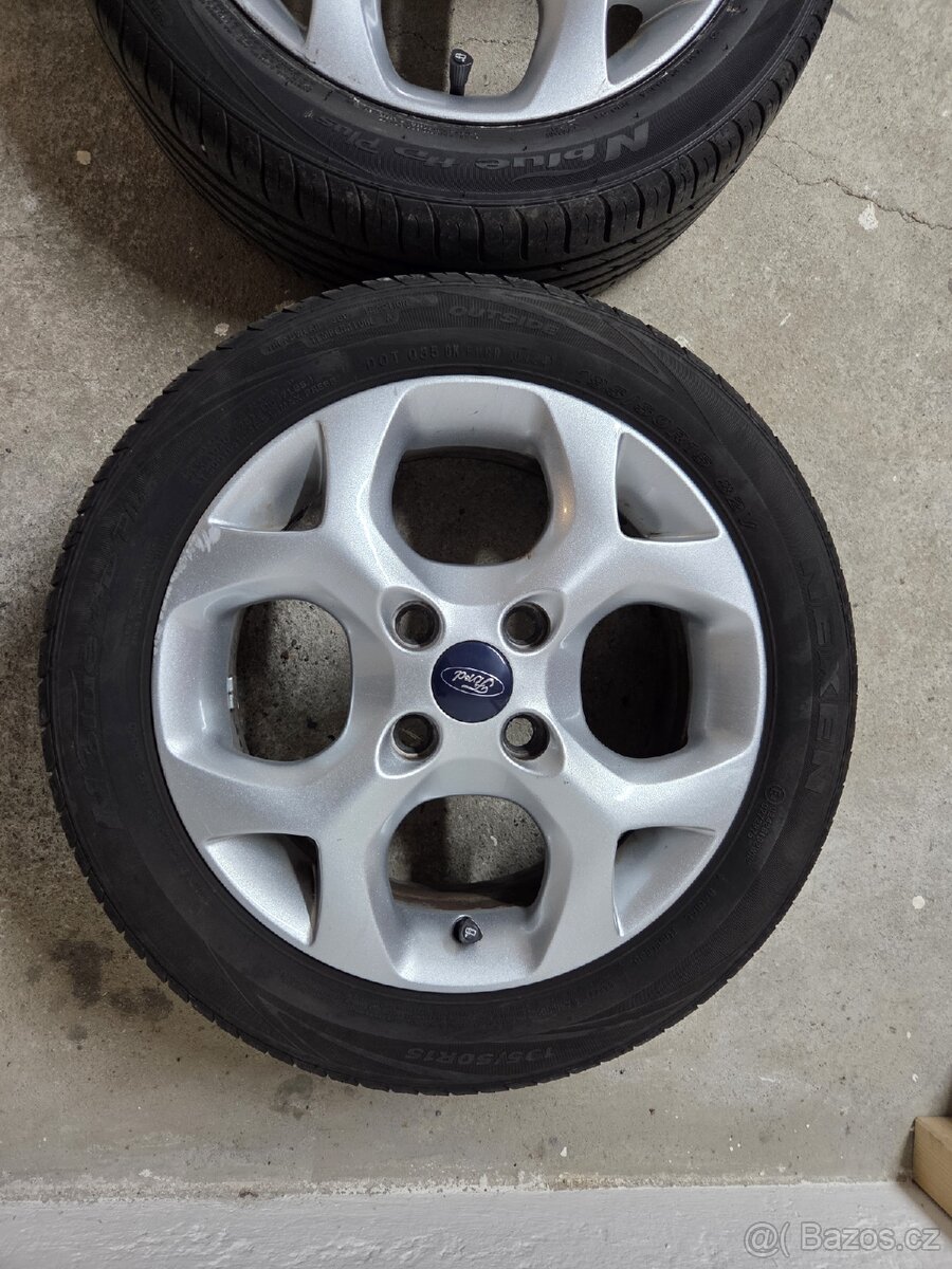 Alu kola Ford 6Jx15 ET47,5 + letní pneu Nexen 195/50 R15 - 5
