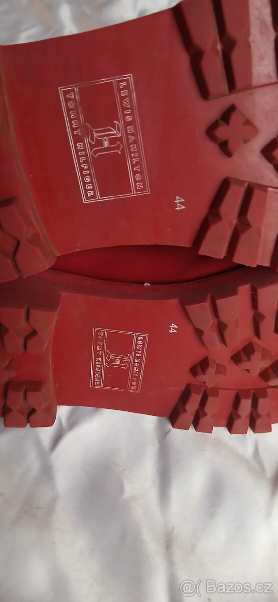 Červené pánské semišky - 5