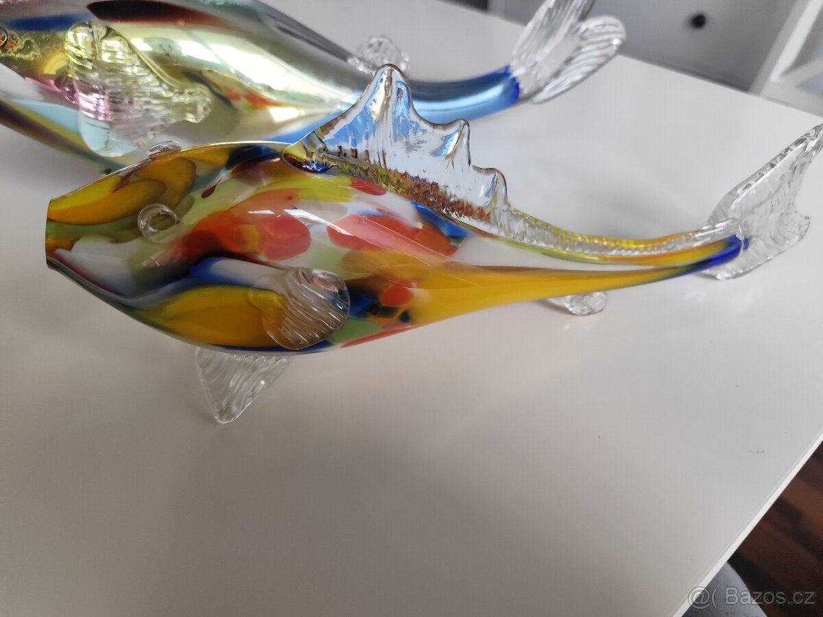 Hutní sklo ryby - 5