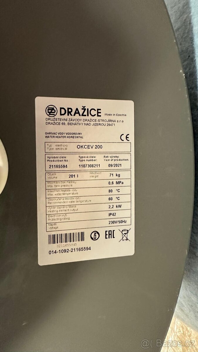 Prodej elektrického ohřívače vody - 5