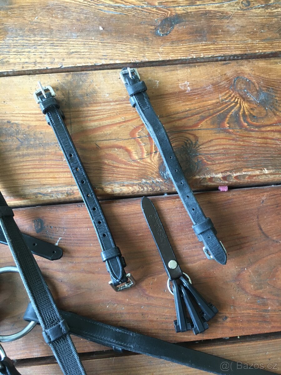 Uzdečka Rambo Micklem Deluxe Competition 2, s otěžemi, černá - 5