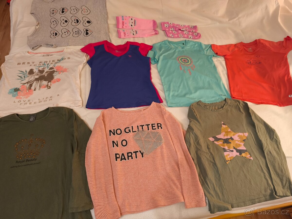 Sada dívčího oblečení vel.122/128 - 5