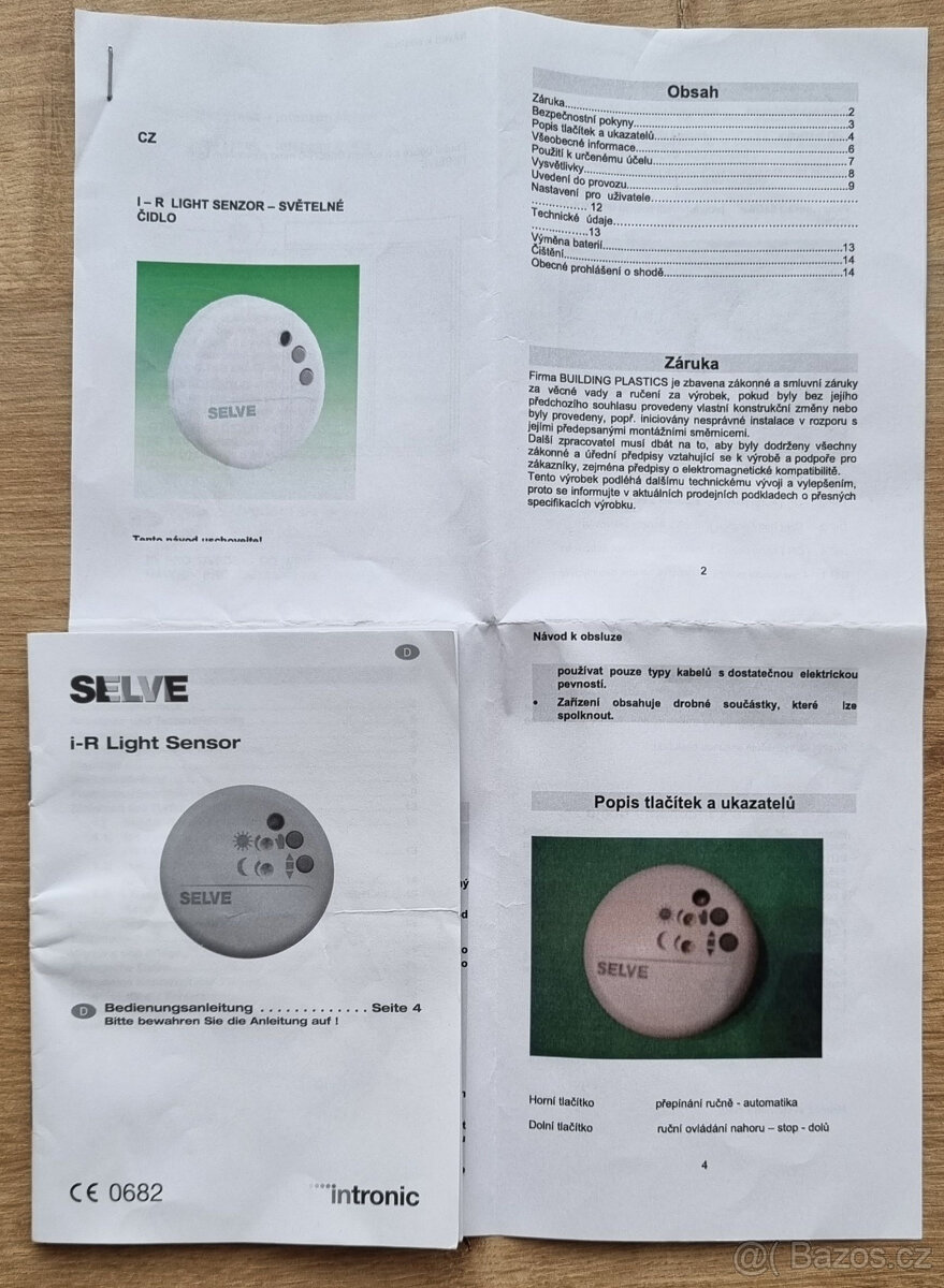 SELVE i-R Světelné čidlo Intronic - 5