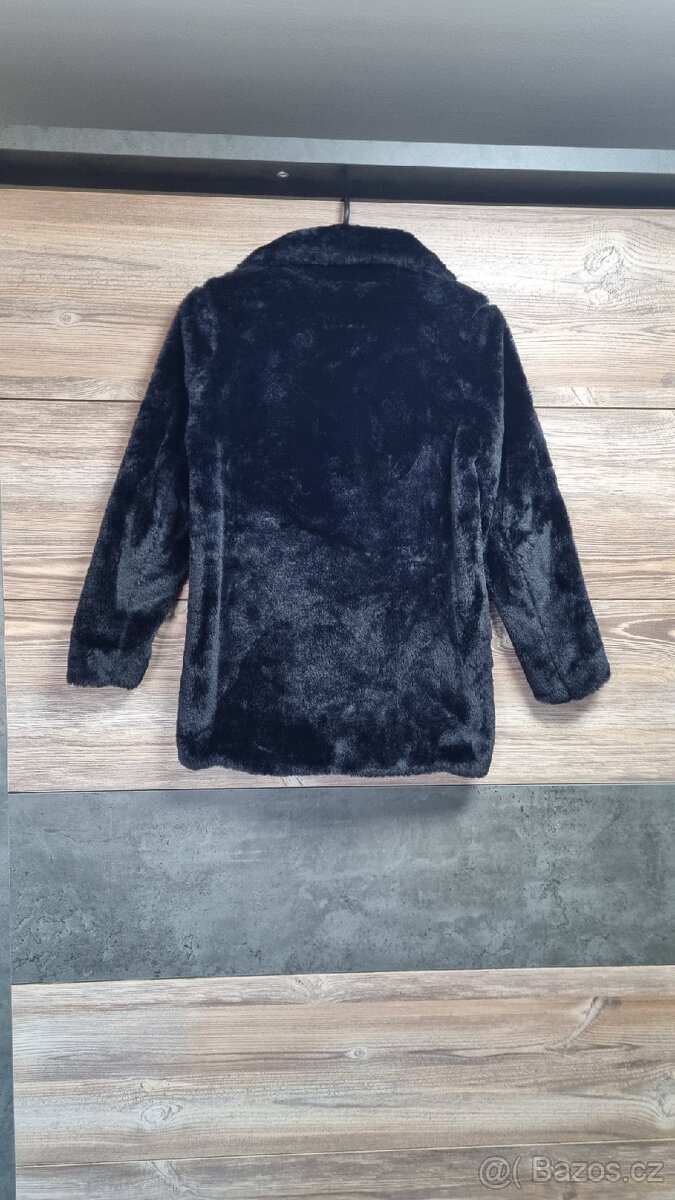 KOŽEŠINOVÝ KABÁT H&M - XS - 5